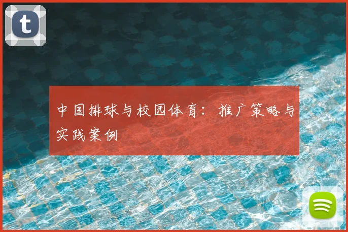 中国排球与校园体育：推广策略与实践案例